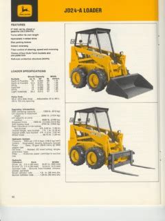 jd24 skid steer parts|john deere jd24 specs.